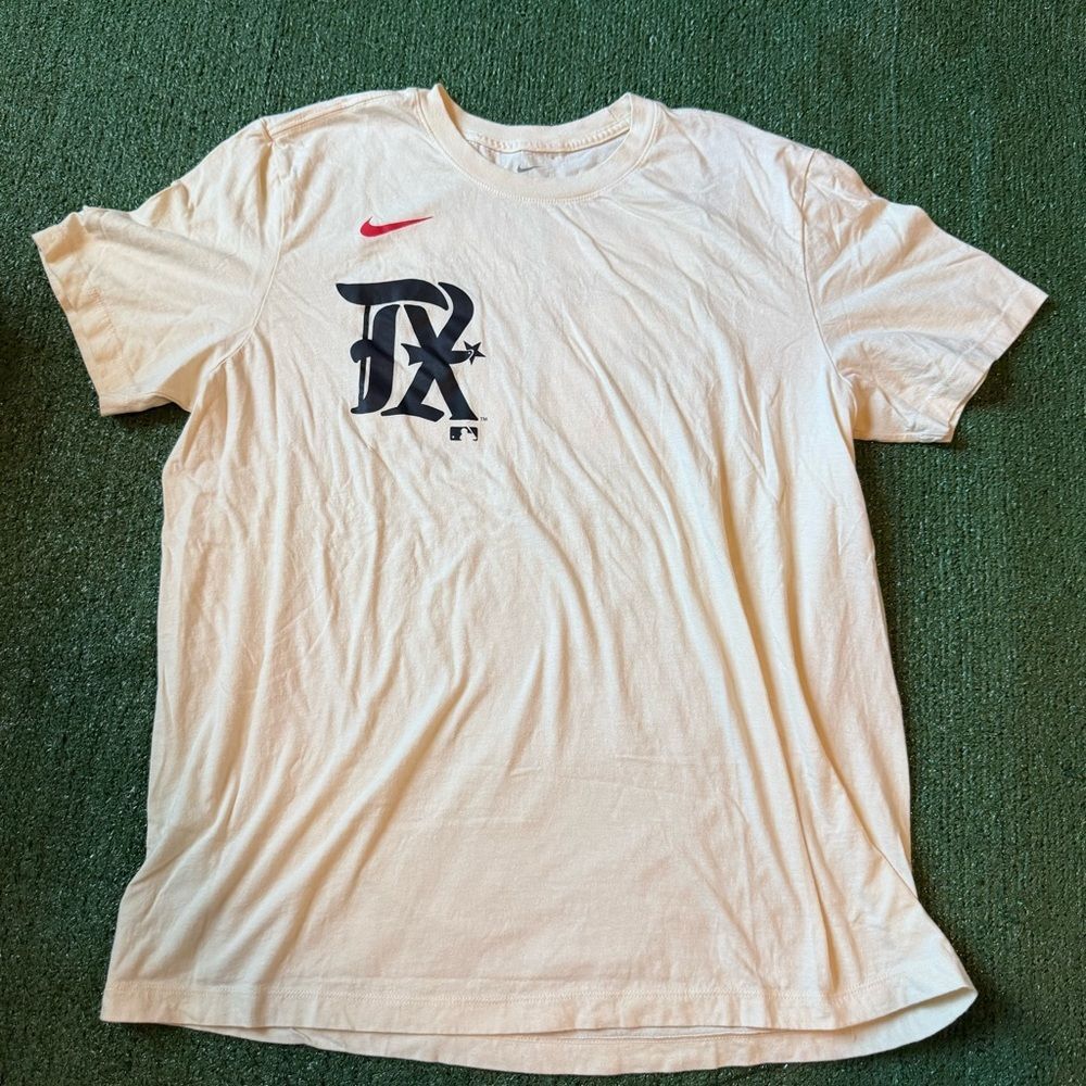 Men's Texas Rangers Nike City Connect T-Shirt #52 - XL
